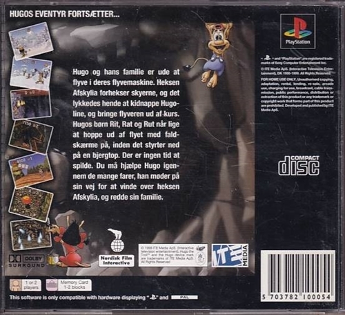 Hugo 2 - PS1 (B Grade) (Genbrug)